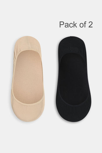 Buy Zivame Low Cut Shoe Liner (Pack of 2) - Multicolor